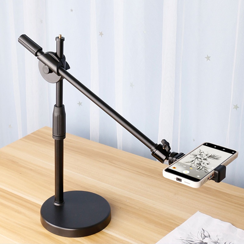 Photography Lighting Overhead - Overhead Tripod with Ring Light Table