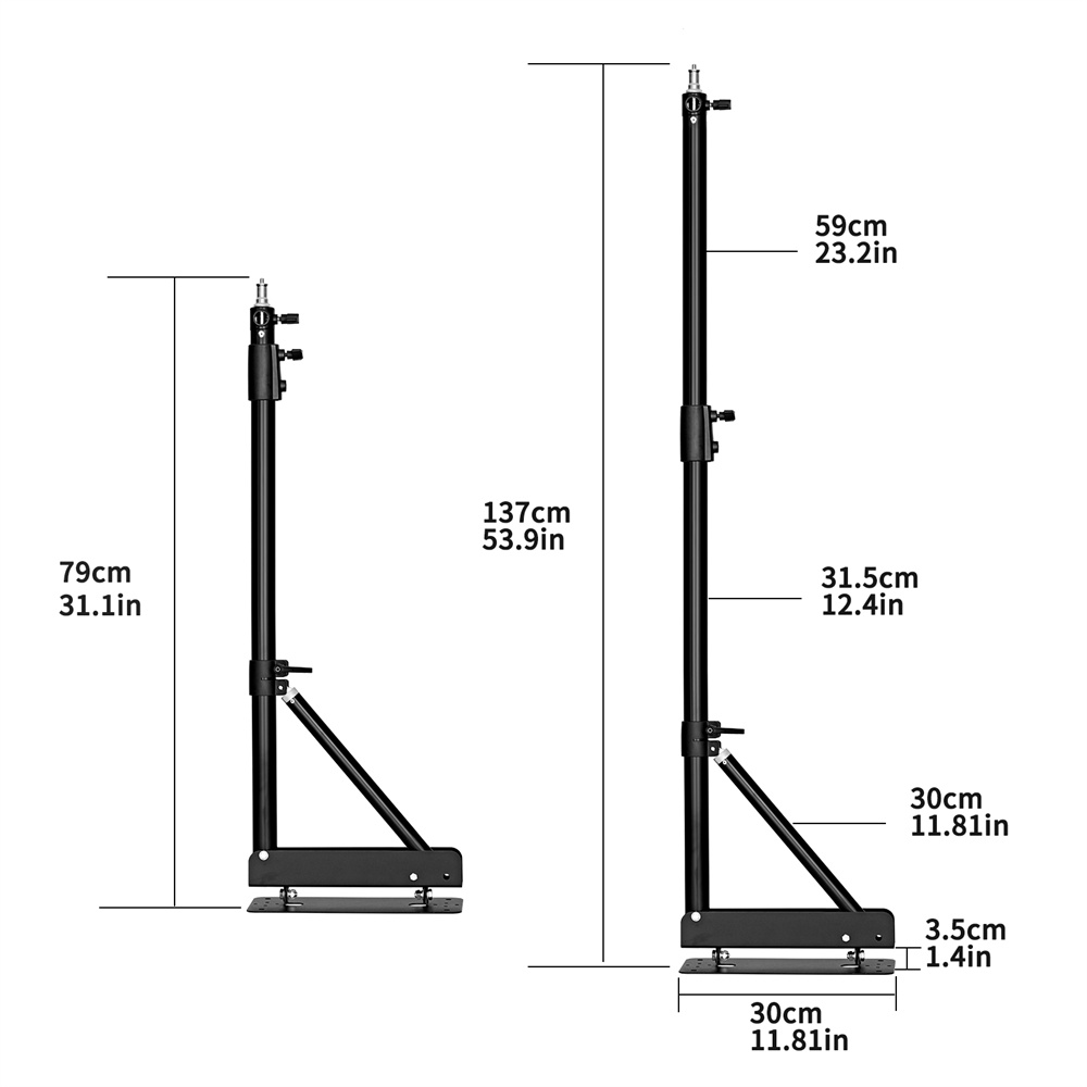 100/135/ 170cm Wall Mounting T - Photography Lighting With Umbrella 评论和价格