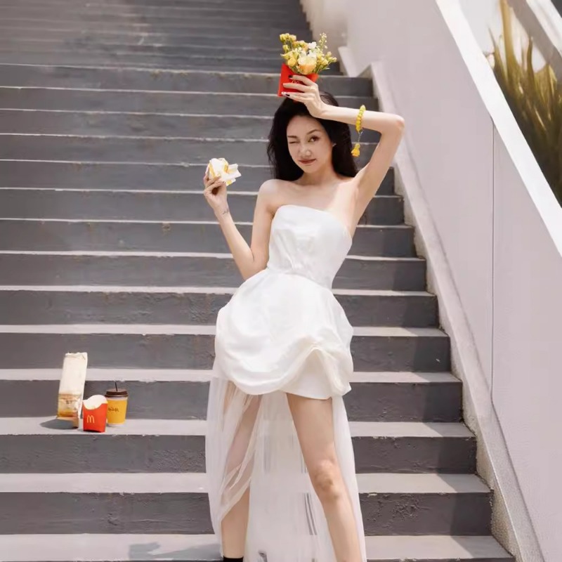 French White Strapless Morning - Lighting In Photography 评论和价格