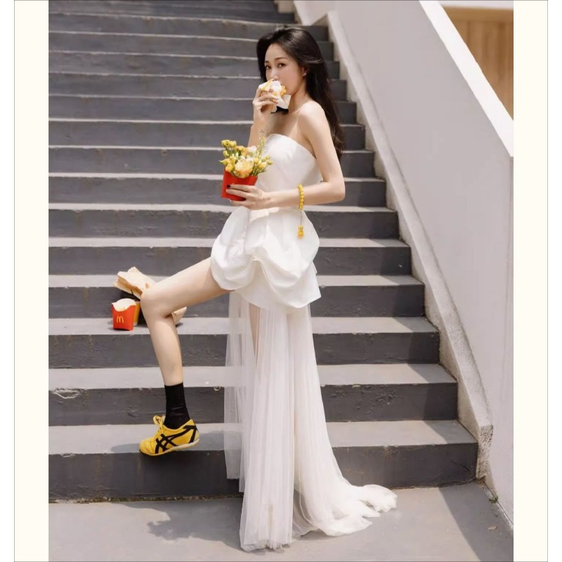 French White Strapless Morning - Lighting In Photography 评论和价格