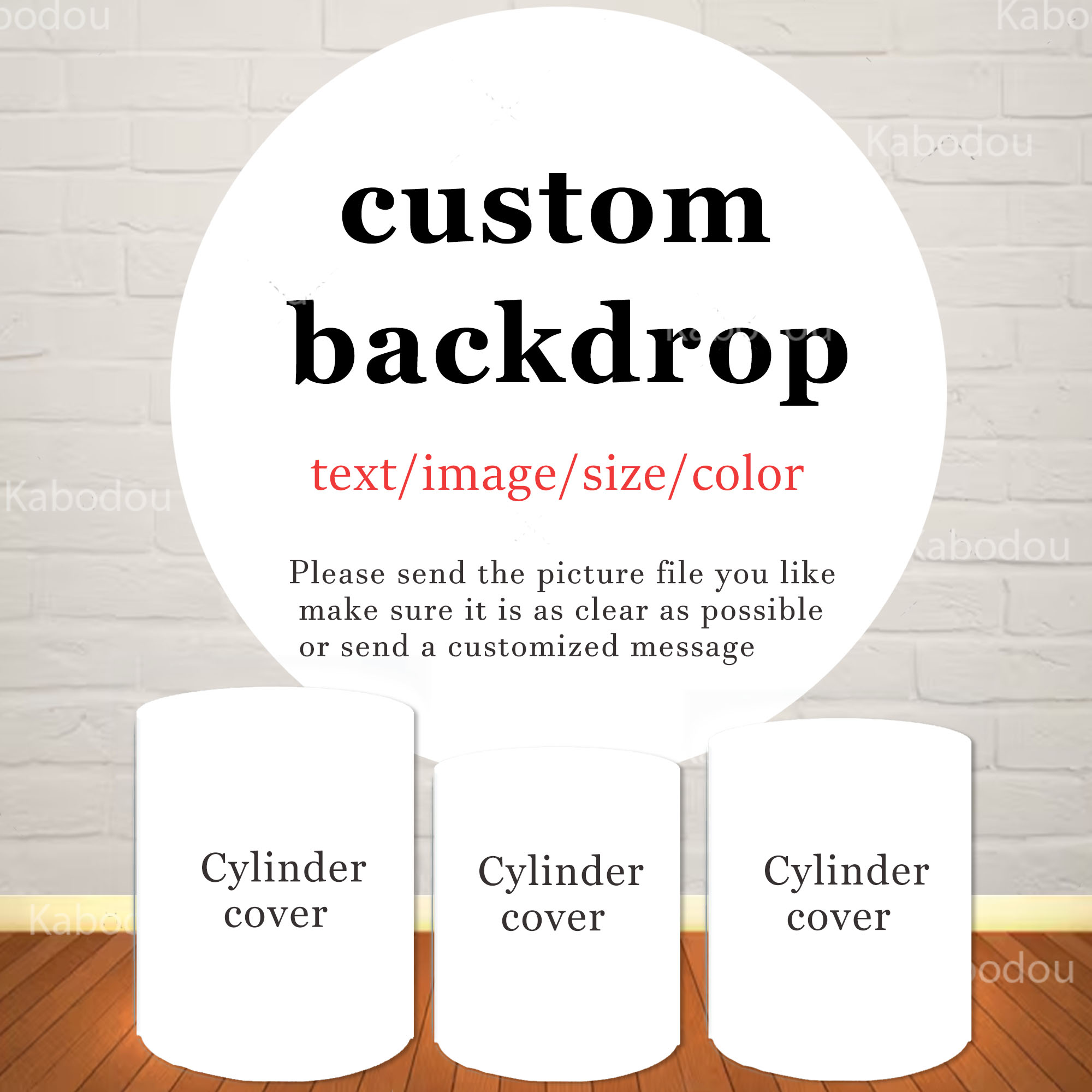 The Custom Round Backdrop  Cyl - Photography Lighting Backdrop 评论和价格