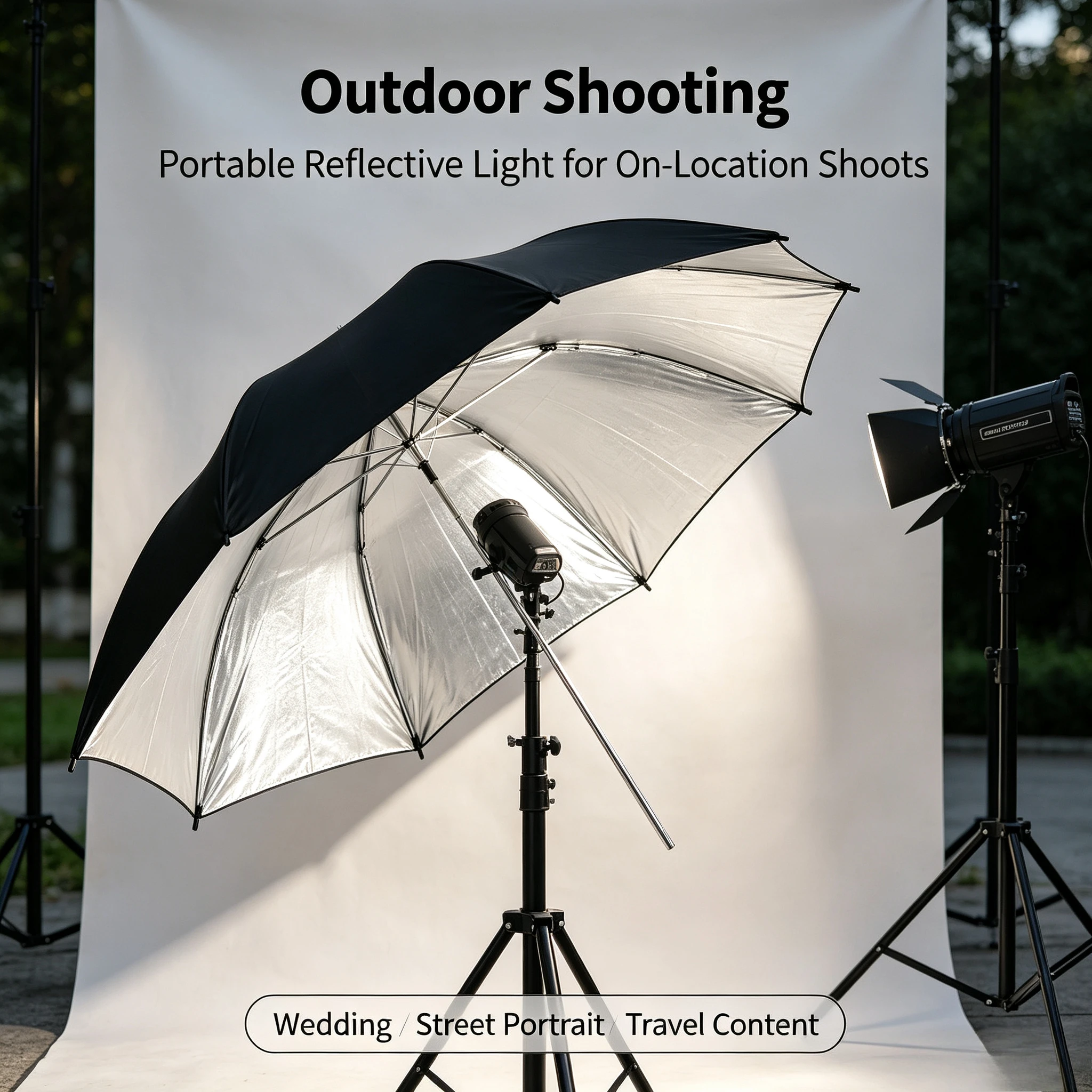 2026 Black Durable 33-inch Ref - Photography Lighting With Umbrella 评论和价格