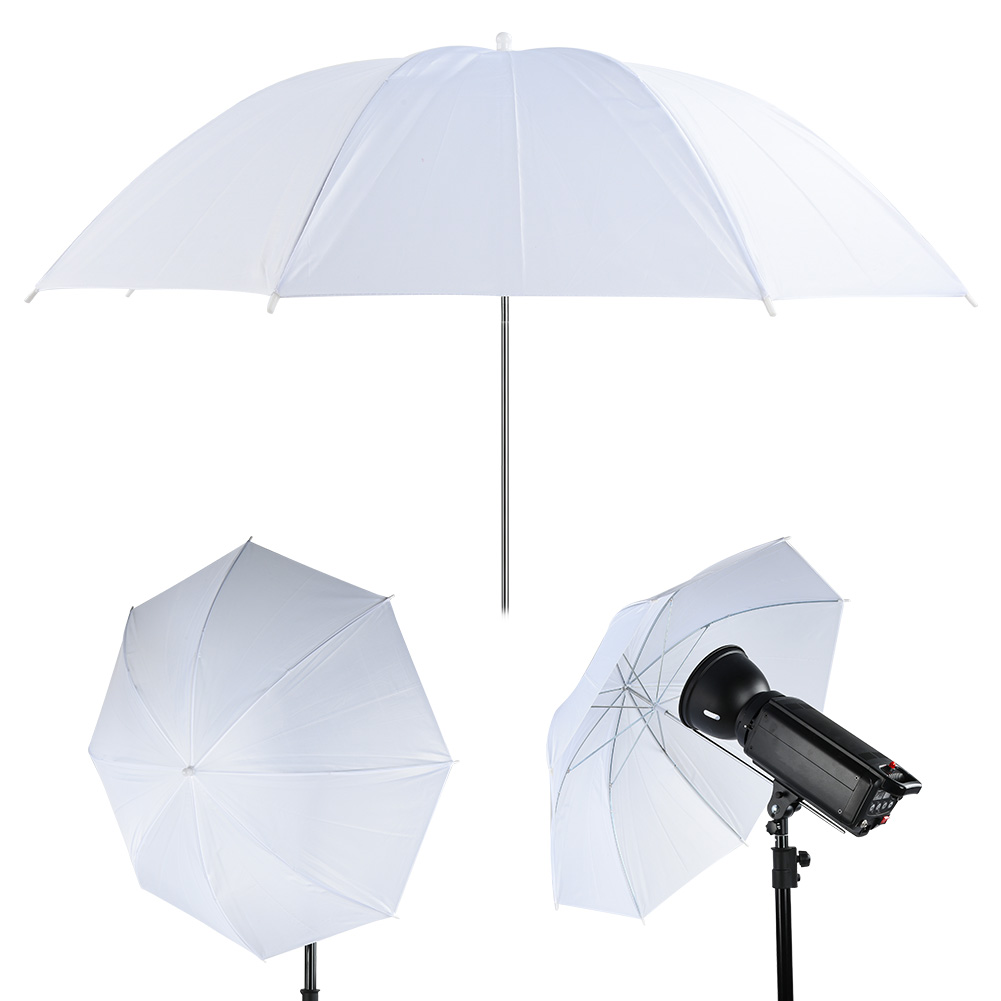 33 Inch Translucent White Soft - Photography Lighting With Umbrella 评论和价格
