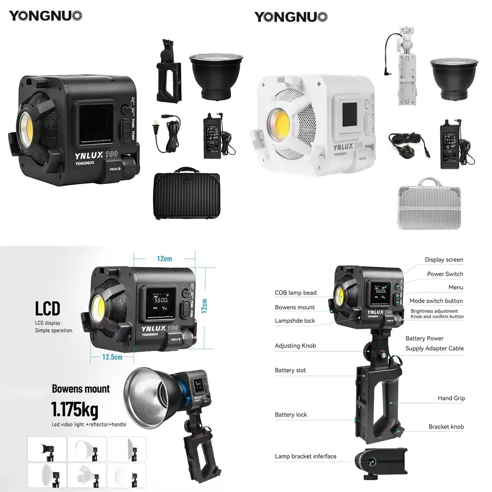 YONGNUO YNLUX100 100W 3200K-56 - Photography Lighting Video 评论和价格