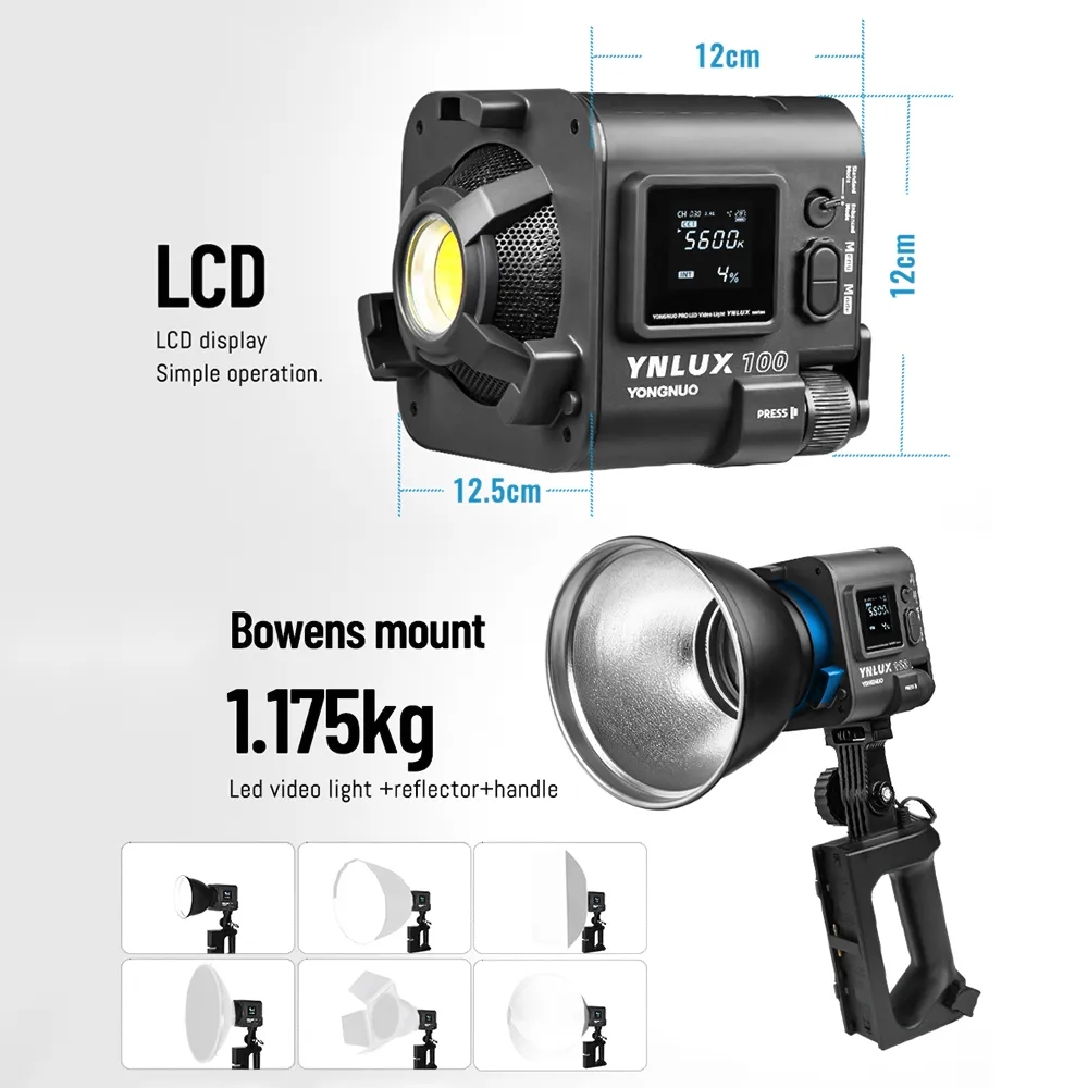 YONGNUO YNLUX100 100W 3200K-56 - Photography Lighting Video 评论和价格
