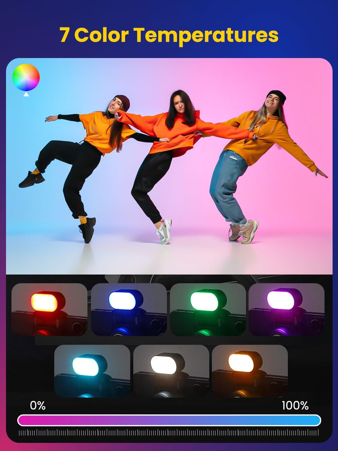 AOCHUAN Mini RGB Magnetic Fill - Photography Lighting Video 评论和价格