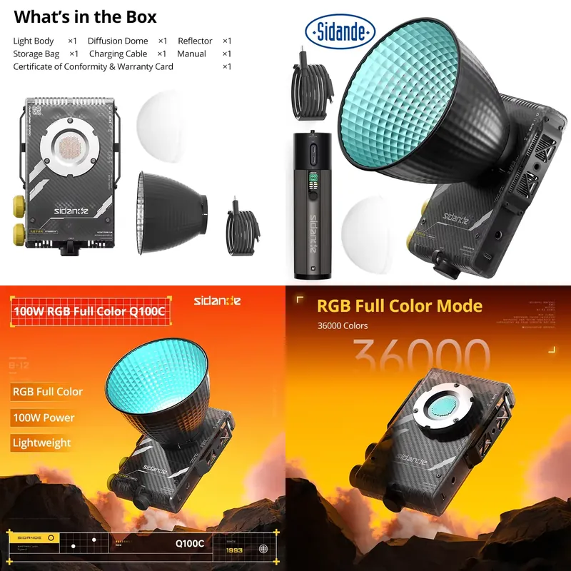 Brand For Sidande Q100C Q100Li - Lighting In Photography 评论和价格