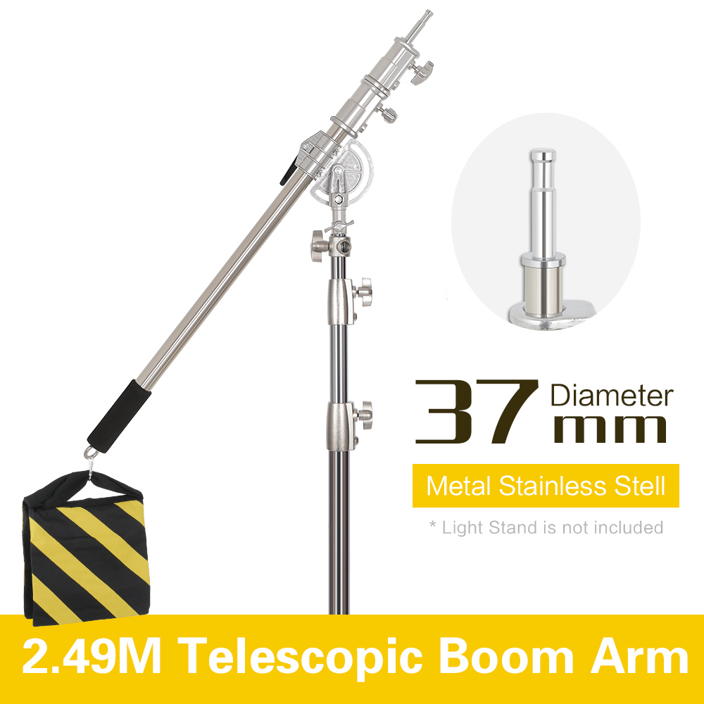 2.49M Length Cross Arm Stainle - Photography Lighting Set 评论和价格