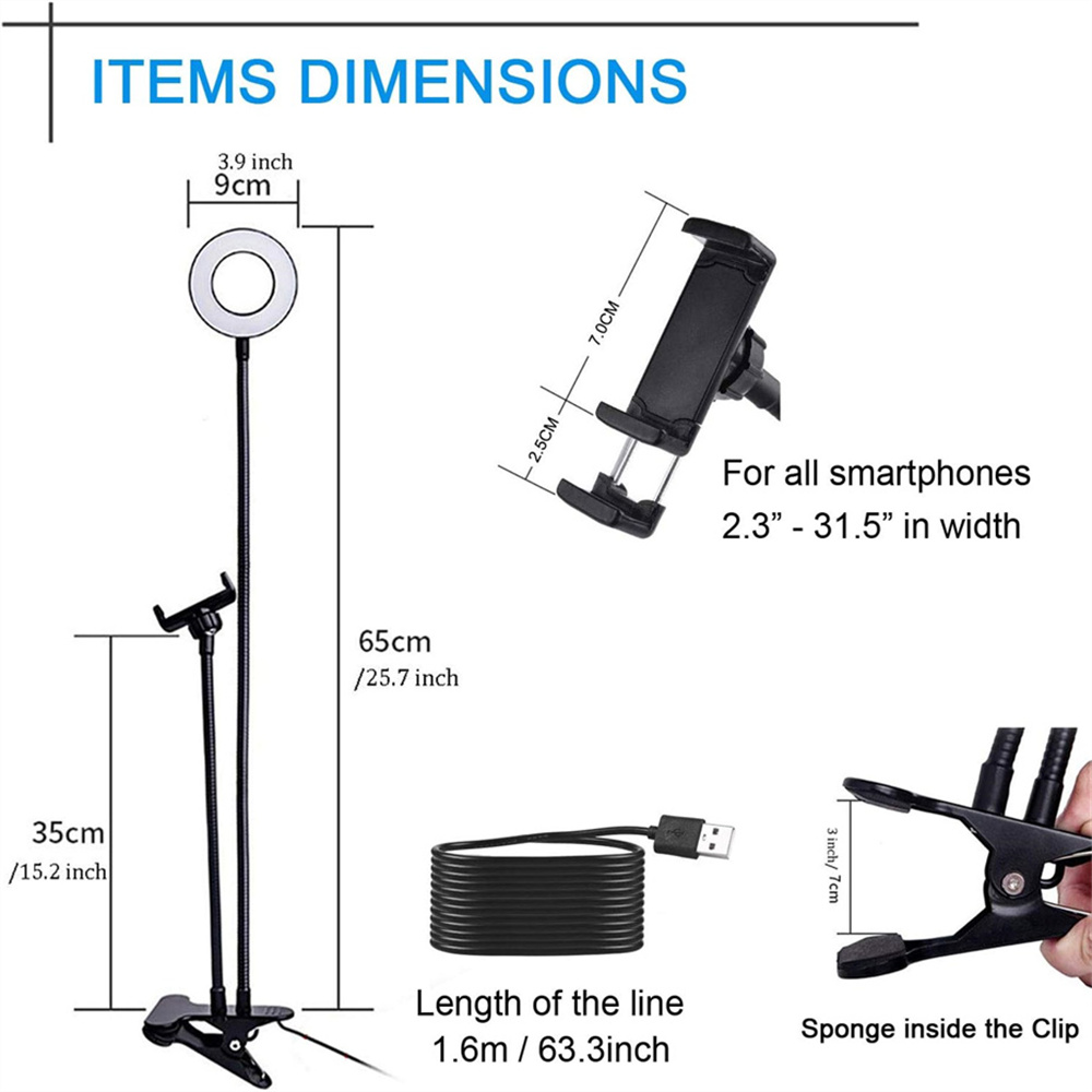 Universal Flexible Mobile Phon - Photography Lighting Overhead 评论和价格