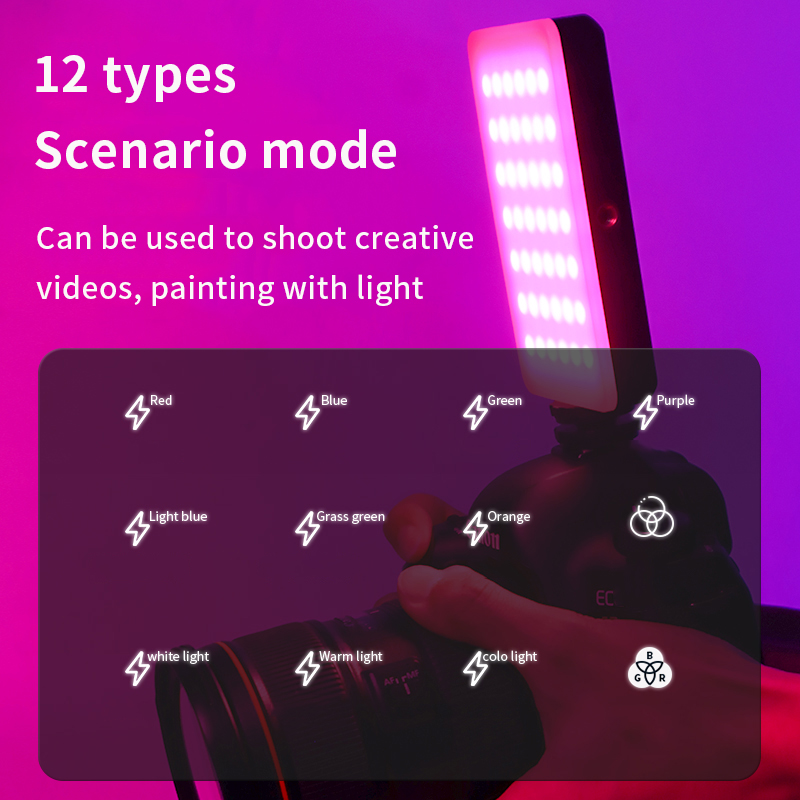 RGB Video Light Portable LED C - Photography Lighting With Umbrella 评论和价格