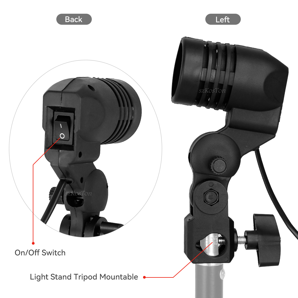 Single Head Bulb Holder E27 So - Photography Lighting With Umbrella 评论和价格