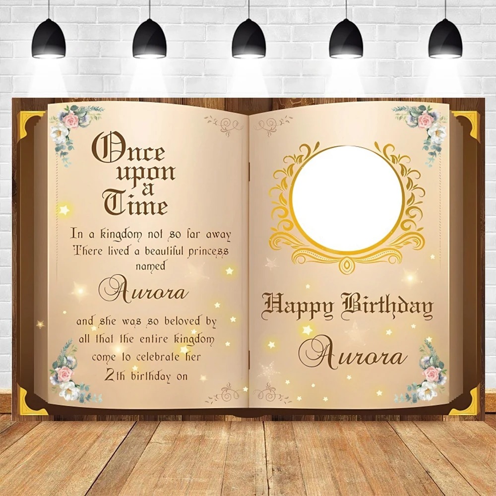 Fairy Tale Book Birthday Weddi - Photography Lighting Backdrop 评论和价格