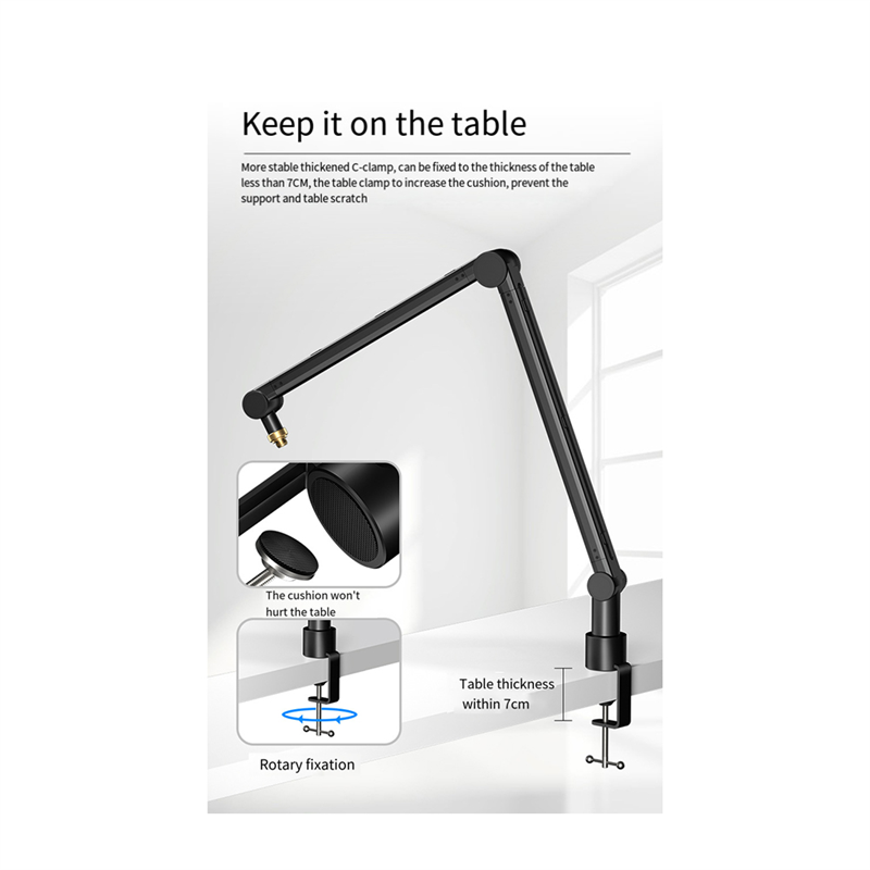 SYDS 360 Degree Adjustable Mic - Boom Arm Stand 评论和价格