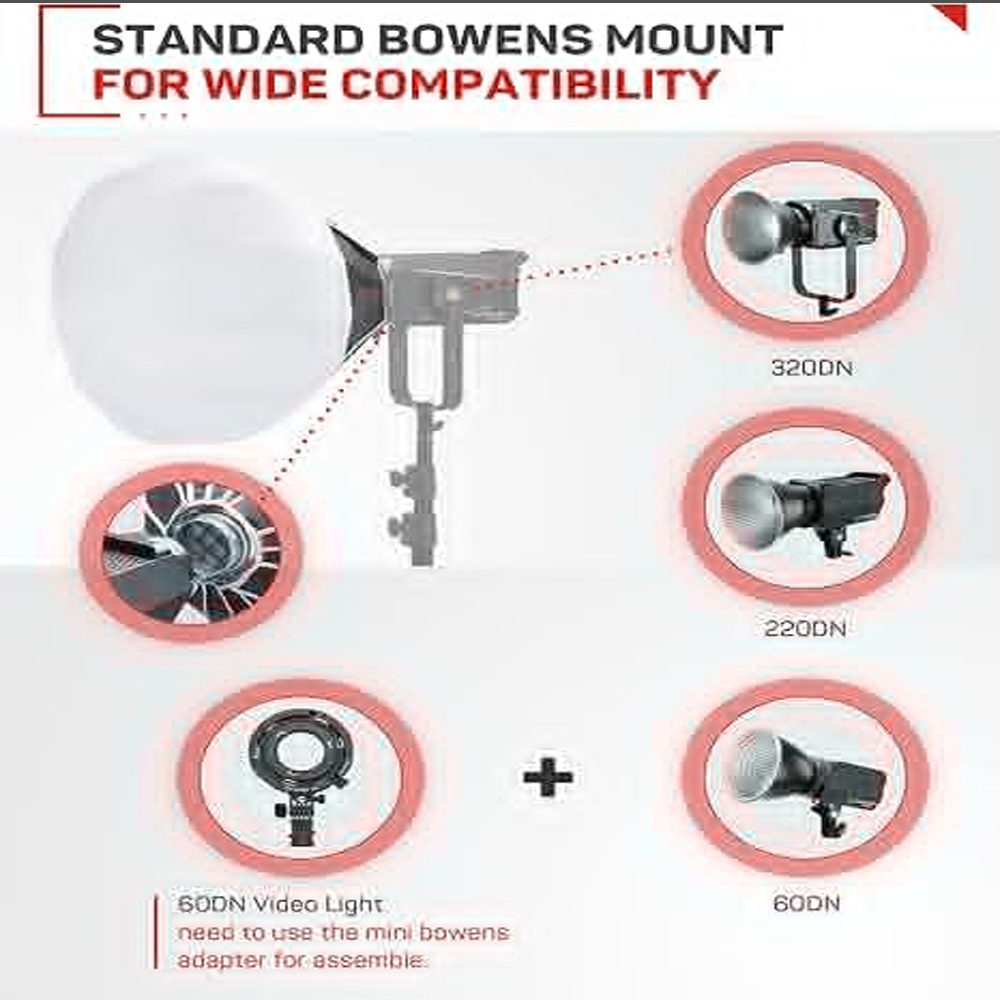 IFOOTAGE 65x65CM Lantern Softb - Barn Door Modifier 评论和价格