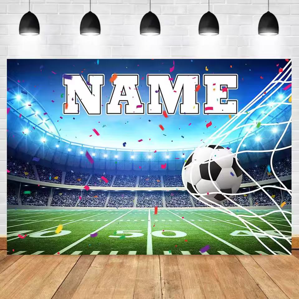 Football Backdrop Customize Na - Photography Lighting Backdrop 评论和价格