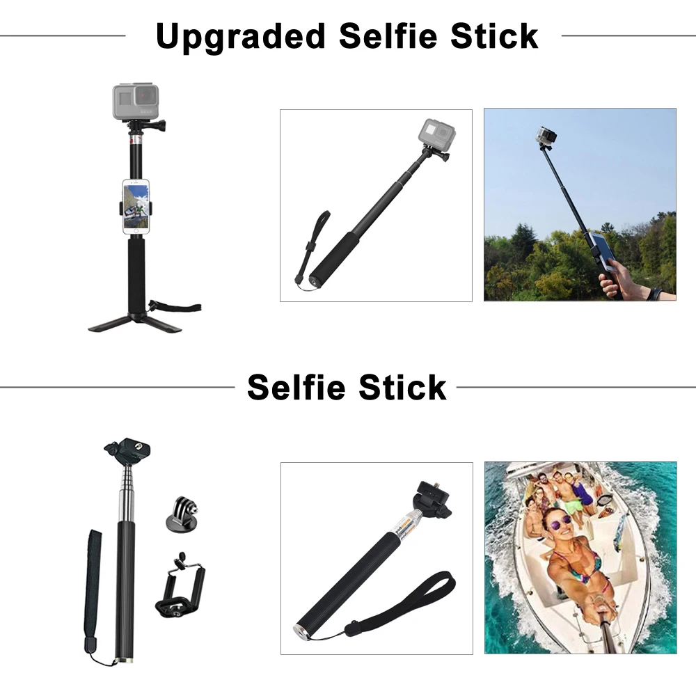 for GoPro Accessories Set for  - Gopro Action Camera Hero 11 Black 评论和价格