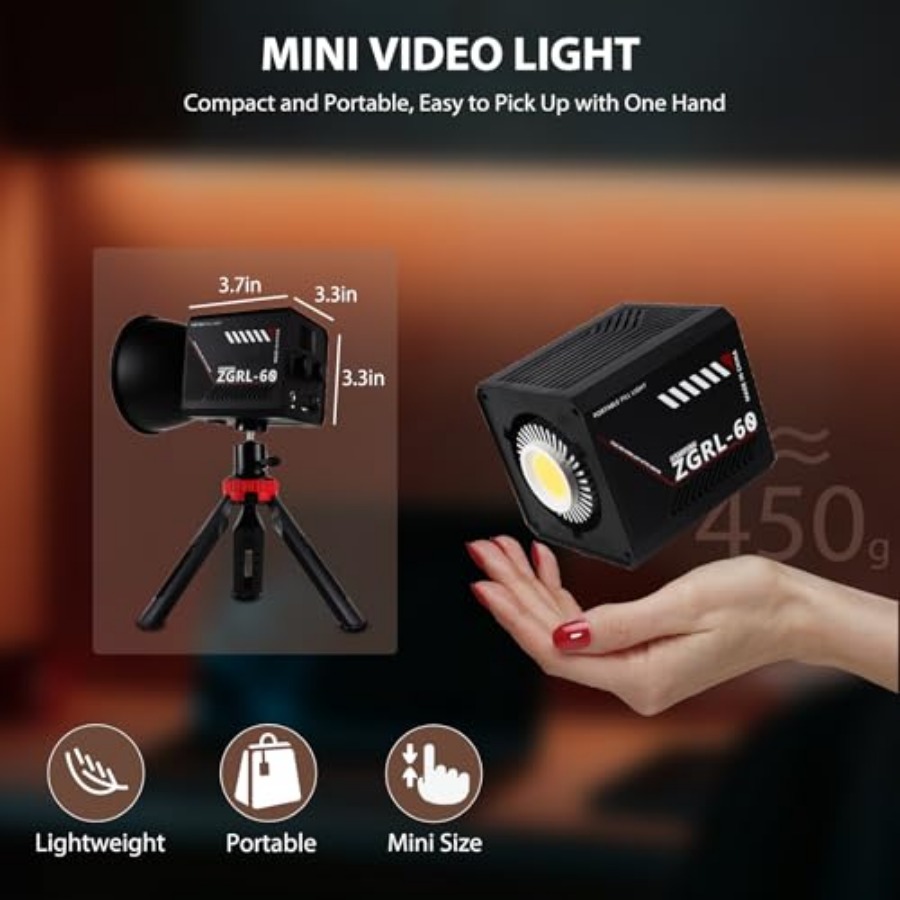 60W COB LED Video Light Handhe - Photography Lighting Video 评论和价格