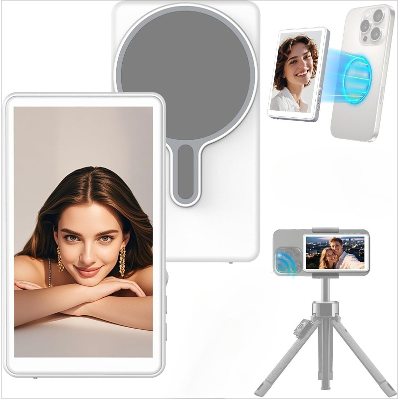 Vlog Selfie Monitor Screen Mag - Photography Lighting Set 评论和价格