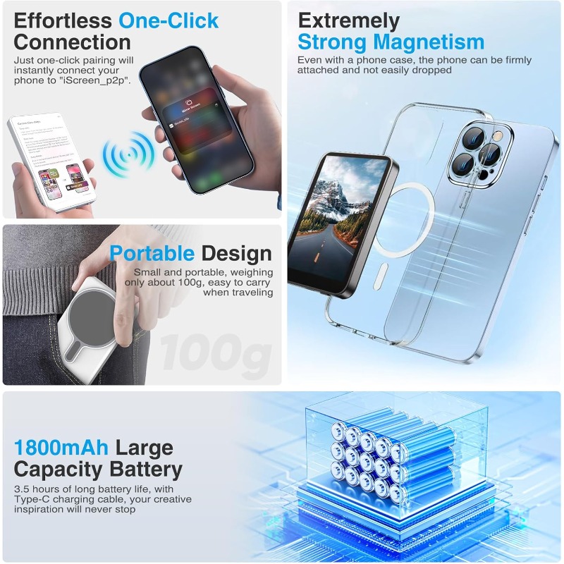 Vlog Selfie Monitor Screen Mag - Photography Lighting Set 评论和价格