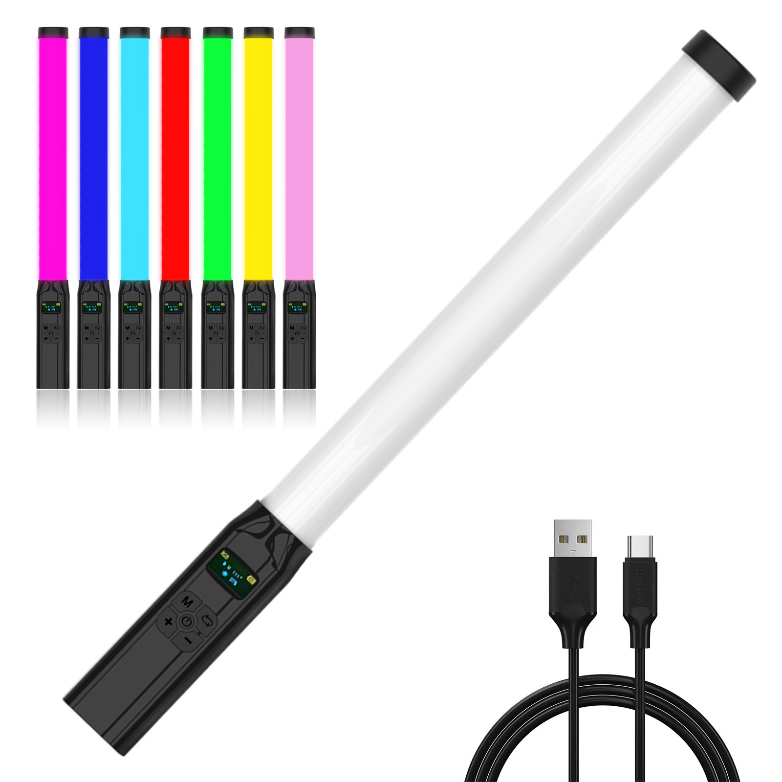 50CM RGB Stick Light Wand Ligh - Photography Lighting Wand 评论和价格
