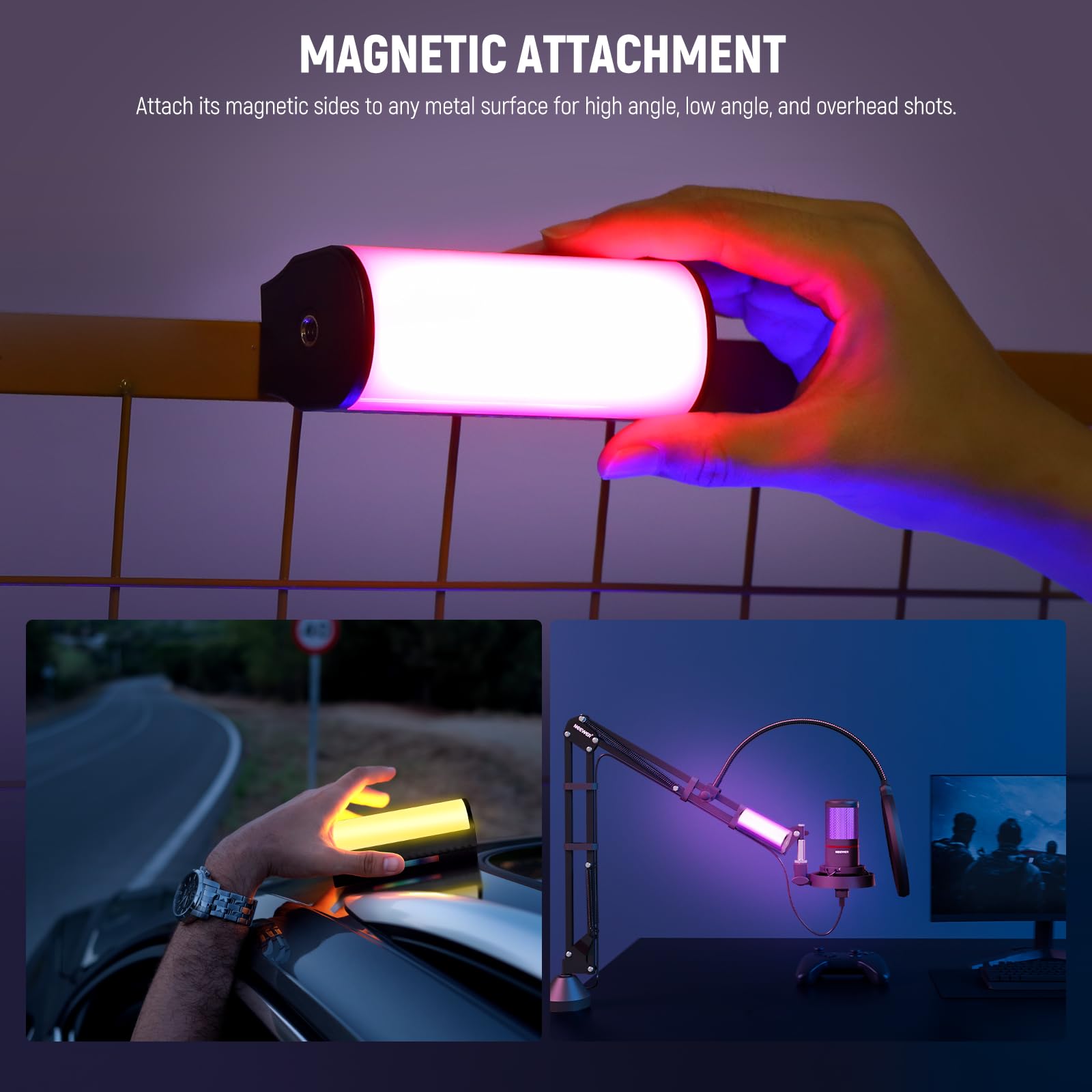 NEEWER Magnetic Handheld Light - Photography Lighting Wand 评论和价格