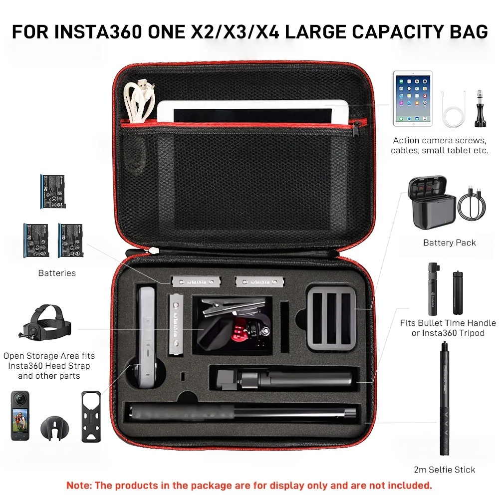 Box for Insta360 X5 X4 X3 X2 P - Insta360 Camera X3 评论和价格