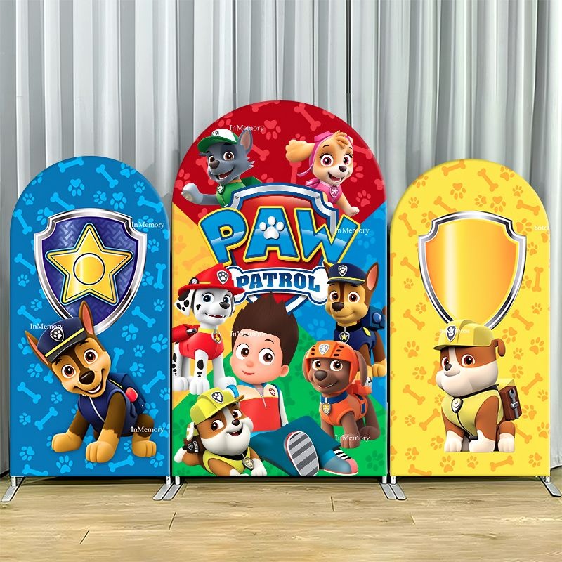 Paw Patrol Arch Backdrop Cover - Photography Lighting Backdrop 评论和价格