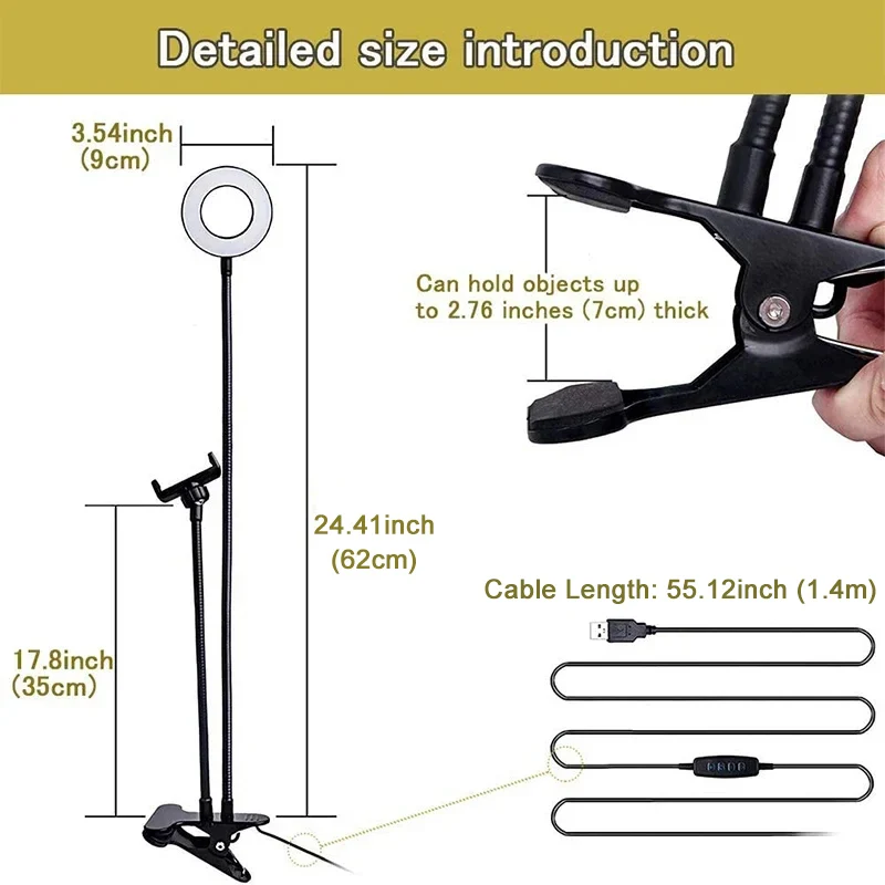 Universal Flexible Mobile Phon - Photography Lighting Overhead 评论和价格