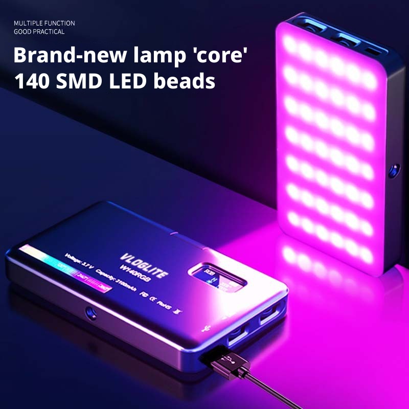 Mobile Rgb Fill Light Computer - Photography Lighting Video 评论和价格
