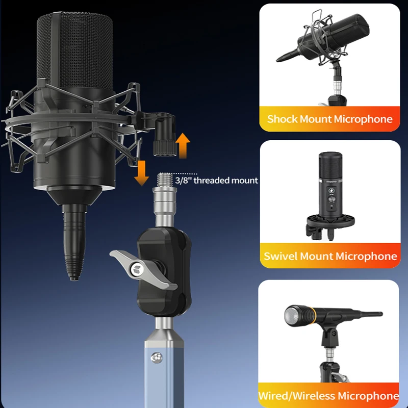Professional Dual Suction Cup  - Boom Arm Stand 评论和价格